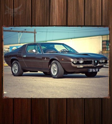 Металлическая табличка Alfa Romeo Montreal (105)